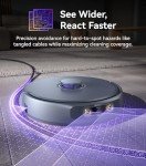 NARWAL Freo Z Ultra Robot Vacuum and Mop Combo, Dual RGB Cameras and Chips, AI Avoidance, 12000Pa Suction, Real-Time Decisions, Adaptive Hot-Water Self Wash & Self Emptying, Pet Hair, Quiet, Grey