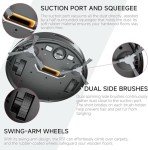 erabrospro Robot Vacuum with 3000Pa Powerful Suction, Brushless Tangle-Free Robotic Vacuum, 2.99" Super-Slim, 140Min Runtime, Vacuum Robot for Hard Floor/Carpet/Pet Hair, Remote/App/Voice Control