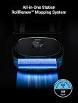 Eureka J20 Robot Vacuum and Mop with Self Emptying Base, Self Emptying Robot Vacuum, 8000Pa Suction, Auto Mop Washing & Hot Air Drying,3D Obstacle Avoidance, Cycling Belt-Mop Design