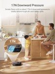 Eureka J20 Robot Vacuum and Mop with Self Emptying Base, Self Emptying Robot Vacuum, 8000Pa Suction, Auto Mop Washing & Hot Air Drying,3D Obstacle Avoidance, Cycling Belt-Mop Design