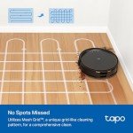 Tapo Ultra-Slim LiDAR Smart Navigation Robot Vacuum and Mop, 5300Pa Max, 97%+ Dust Pickup, Customizable Cleaning, Self-Charging, Works w/Alexa & Google Home, RV20 Max