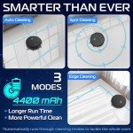 Smart Robot Vacuum and Mop Combo, App Control, 3 Cleaning Modes, Anti-Fall Sensors, Multi-Surface Cleaning, Self-Charging, 700Pa Suction Ideal for Pet Hair, Soft and Hard Floors, Black
