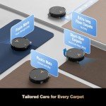 ECOVACS DEEBOT X8 PRO OMNI Robot Vacuum and Mop, 18000Pa, OZMO ROLLER Instant Self-Washing Mopping, 167℉ Hot Water Mop Washing, Auto Cleaning Solution Adding, Hot Air-Drying, Self-Emptying, Black