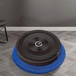 MagiDeal Automatic Robot Vacuum Cleaner Dry and Wet Mop Floor Cleaning Robot for Bedroom Household Cleaning Hard Floors, Black
