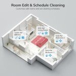 ILIFE A12 Pro Robot Vacuum and Mop Combo, Self Emptying Station for 60 Days, LiDAR Navigation, Home Mapping, No-Go Zones, App/Alexa/Remote Control, for Hard Floors
