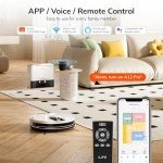 ILIFE A12 Pro Robot Vacuum and Mop Combo, Self Emptying Station for 60 Days, LiDAR Navigation, Home Mapping, No-Go Zones, App/Alexa/Remote Control, for Hard Floors