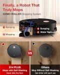 Yeedi S14 Plus Robot Vacuum and Mop, 18,000Pa Suction, OZMO Roller Mopping, ZeroTangle 2.0, TruEdge 3D Sensor, All-in-One Station with Auto Hot Water Washing & Self-Drying, Black