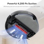 roborock Q7 Max Robot Vacuum and Mop, 30-Level Adjustable Water Flow, 4200Pa Suction, PreciSense LiDAR Navigation, No-Go & No-Mop Zones, 3D Mapping, App & Voice Control, Ideal for Pet Hair