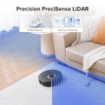 roborock Q7 Max Robot Vacuum and Mop, 30-Level Adjustable Water Flow, 4200Pa Suction, PreciSense LiDAR Navigation, No-Go & No-Mop Zones, 3D Mapping, App & Voice Control, Ideal for Pet Hair
