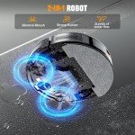 Robot Vacuum and Mop Combo, 2 in 1 Mopping Robotic Vacuum with Schedule, App/Bluetooth/Voice, Max Suction 3200Pa, Self-Charging Robot Vacuum Cleaner, Slim, Ideal for Pet Hair, Hard Floor, Carpet