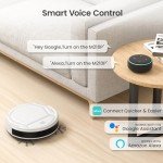 Lefant Robot Vacuum with Remote- Super Thin,Powerful Suction, Quiet,120 Mins Runtime, Self-Charging Robotic Vacuum Cleaner, APP/Voice/WiFi/Alexa Control,Ideal for Pet Hair and Hard Floor