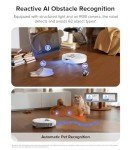 roborock Qrevo Edge Robot Vacuum and Mop, 18,500Pa Suction, Zero-Tangling, AdaptiLift Chassis, Al Obstacle Recognition, Hot Water Mop Washing & Dock Self Cleaning, Corner to Edge Deep Cleaning