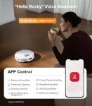 roborock Qrevo Edge Robot Vacuum and Mop, 18,500Pa Suction, Zero-Tangling, AdaptiLift Chassis, Al Obstacle Recognition, Hot Water Mop Washing & Dock Self Cleaning, Corner to Edge Deep Cleaning