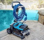 Dolphin Automatic Robotic Pool Vacuum Cleaner, Wall Climbing Scrubber Brush, Smart Navigation, Ideal for In-Ground Pools up to 50 FT in Length - Nautilus CC Plus Wi-Fi
