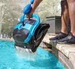 Dolphin Automatic Robotic Pool Vacuum Cleaner, Wall Climbing Scrubber Brush, Smart Navigation, Ideal for In-Ground Pools up to 50 FT in Length - Nautilus CC Plus Wi-Fi