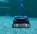 Dolphin Automatic Robotic Pool Vacuum Cleaner, Wall Climbing Scrubber Brush, Smart Navigation, Ideal for In-Ground Pools up to 50 FT in Length - Nautilus CC Plus Wi-Fi
