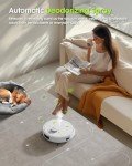 EXTRAVIS V5 Robot Vacuum and Mop, Self-Emptying Robotic Vacuum Cleaner, 8500Pa Suction, Pet Hair Tangle Cutter, Laser Navigation, Cat Laser, Carpet Detection, Ideal for Hard Floor, Tile, and Carpet