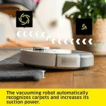 Kärcher RCV 5 Robot Vacuum Cleaner with Mop Function 5000Pa, Remote Control via App, LiDar Navigation, Dual Laser and AI, Floor Mapping, Obstacle Recognition, 140 min Run Time, Hard Floors and Carpets