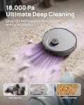 3i P10 Ultra Robot Vacuum and Mop Combo, Extendable Pad for Edge & Corner Mopping, 18000 Pa Suction Deep Cleaning, Auto Hot Water Washing & Drying, Self-Emptying, Self-Refilling, AI Obstacle Avoidance