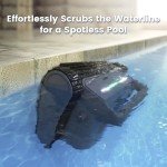 SMOROBOT Cordless Pool Cleaning Robot for Inground Pools up to 2500 Sq.ft – Dual Filtration, Weekly Timer, Ultra-Powerful Suction, Enhanced Wall-Climbing Brush & Smart Navigation for Deep Cleaning