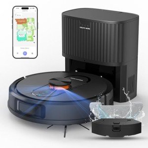 eitton Robot Vacuum and Mop Combo,30 DaysSelf Emptying Station