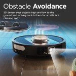 Shark RV2820AE Detect Pro Self-Empty Robot Vacuum with Bagless, 60-day Capacity HEPA Base, 3 Detect & React Technologies, Auto Deep-Clean on Carpets and Hardfloors, NeverStuck Tech, Wi-Fi Black/Bronze