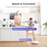 roborock Q7 Max Robot Vacuum and Mop Combo, 30-Level Water Flow Control, 4200Pa Suction, PreciSense LiDAR Navigation, No-Go Zone, No-Mop Zone, App & Voice Control, Ideal for Pet Hair