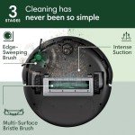 Roomba 105 Vac Robot Vacuum + AutoEmpty Dock - Self-Empties for 75 Days, Easy to use, Intense Power-Lifting Suction, LiDAR Navigation, Multi-Surface Cleaning, Cleans in Neat Rows, Works with Alexa