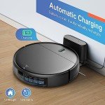 Robot Vacuum and Mop, 2 in 1 Robotic Vacuum Cleaner with Schedule, App/Voice, Slim Mopping Vacuum Robot with Watertank and Dustbin, Self-Charging, Easy of Use, Ideal for Hard Floor, Pet Hair, Carpet