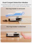 Lefant LiDAR Robot Vacuum and Mop, 45-Day Self-Emptying, 190° PSD Obstacle Avoidance, Customized Cleaning, Multi-Floor Mapping, 5500Pa Strong Suction, 140 Min Runtime, WiFi/App/Alexa, M2 Pro