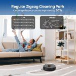 eitton Robot Vacuum and Mop with Mapping, 5000Pa Robotic Vacuums with LiDAR Navigation,No-Go Zones,Wi-Fi/App/Alexa Control, Self-Recharging Vacuum Robot for Pet Hair,Hard Floor,Carpet