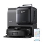 eufy E28 Omni Robot Vacuum and Mop Combo,HydroJet System,with Portable Deep Cleaner for Carpet,20,000Pa Turbo Suction,Zero-Tangling,Corner to Edge Deep Cleaning,with auto All-in-One Station