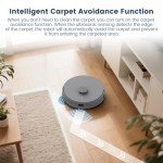 AIRROBO T25+ Robot Vacuum and Mop Combo, 5500Pa Suction, Pet Area Smart Boost, Carpet Detection, Tangle-Free Brush, LDS Mapping, APP Control, 3.5L Self-Empty Bin for Hard Floors, Carpets, Pet Hair.