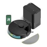 Roomba 105 Combo Robot Vacuum & Mop + AutoEmpty Dock - Self-Empties for 75 Days, Intense Power-Lifting Suction, LiDAR Navigation, Multiple Cleaning Modes, Avoids Mopping Carpet