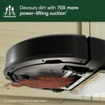 Roomba 105 Combo Robot Vacuum & Mop + AutoEmpty Dock - Self-Empties for 75 Days, Intense Power-Lifting Suction, LiDAR Navigation, Multiple Cleaning Modes, Avoids Mopping Carpet