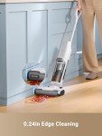 DREAME K10 Plus Wet Dry Vacuum Cleaner, Cordless Vacuum Mop with Self-Washing, 8.38lbs Lightweight Floor Washer, 30min Runtime, Edge Cleaning Great for Hardfloor, Specially Designed Twin Scraper