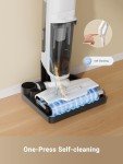 DREAME K10 Plus Wet Dry Vacuum Cleaner, Cordless Vacuum Mop with Self-Washing, 8.38lbs Lightweight Floor Washer, 30min Runtime, Edge Cleaning Great for Hardfloor, Specially Designed Twin Scraper
