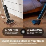 DREAME H14 Pro Wet Dry Vacuum Cleaner, 180° Lie-Flat Vacuum Mop, 140°F Washing and Fast Hot Air Drying, Powerful 18kPa Suction Floor Cleaner Machine, Easy GlideWheel Movement, Smart App Control