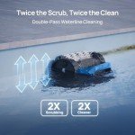 (2025 Upgrade) Beatbot AquaSense 2 Cordless Robotic Pool Vacuum Cleaner, Smart Surface Parking, Double-Pass Waterline Scrubbing, Cleans Floor, Walls and Waterline, Light Blue