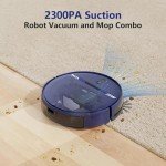 Robot Vacuum and Mop Combo, Automatic Slef-Cleaning Robotic Vacuum Cleaner for Pet Hair, Smart 2 in 1 Mopping Robot Vacuum with Schedule, WiFi/App/Voice, Slim, Ideal for Hard Floor, Carpet