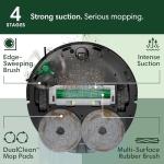 iRobot Roomba Plus 405 (G181) Combo Robot Vacuum & Mop with AutoWash Dock - Amazon Exclusive, Dual Spinning Mop Pads, Self-Empties for 75 Days, Intense Suction, Pad Washing & Drying, Pad-Lift, LiDAR