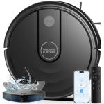 Robot Vacuum and Mop Combo : 3-in-1 Robotic Vacuum Cleaner, 2.87" Slim and 4000Pa Suction Robot Vacuum for Under Furniture/Beds, Smart Navigation, App/Alexa Control for Hard Floors & Low-Pile Rugs