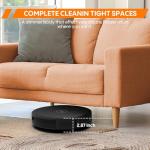 Robot Vacuum and Mop Combo : 3-in-1 Robotic Vacuum Cleaner, 2.87" Slim and 4000Pa Suction Robot Vacuum for Under Furniture/Beds, Smart Navigation, App/Alexa Control for Hard Floors & Low-Pile Rugs