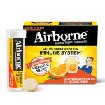 Airborne Vitamin C Effervescent Tablets - Zesty Orange