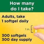 Nature Made Vitamin D3 1000 IU, 300 Softgels
