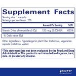 Pure Encapsulations Vitamin D3 125 mcg - 120 Capsules