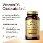 Solgar Vitamin D3 5000 IU Veggie Capsules 240 ct