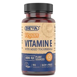Vegan Vitamin E with Mixed Tocopherols, 90 Capsules