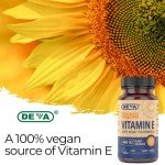 Vegan Vitamin E with Mixed Tocopherols, 90 Capsules