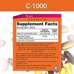 NOW Vitamin C-1000 with Rose Hips, 250 Tabs